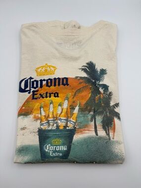 Newport blue corona extra beer shirt size 2XL